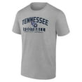 thumbnail image 2 of Men's Fanatics Heather Gray Tennessee Titans Screen Blocking T-Shirt, 2 of 3