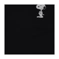 thumbnail image 5 of Peanuts Women's Shirt, Classic Embroidered Print Cartoon Snoopy T-shirt Black – XL, 5 of 6