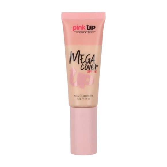 Mega Cover Maquillaje de larga duración Alta Cobertura Pink Up crema
