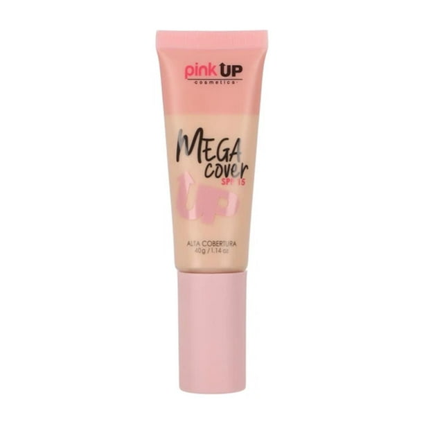 Mega Cover Maquillaje de larga duración Alta Cobertura Pink Up crema