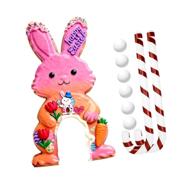 Juego de golf de Pascua para niños y niñas, juguete educativo temprano para niños, de golf y pelotas para sala de juegos, reuniones familiares y Estilo F