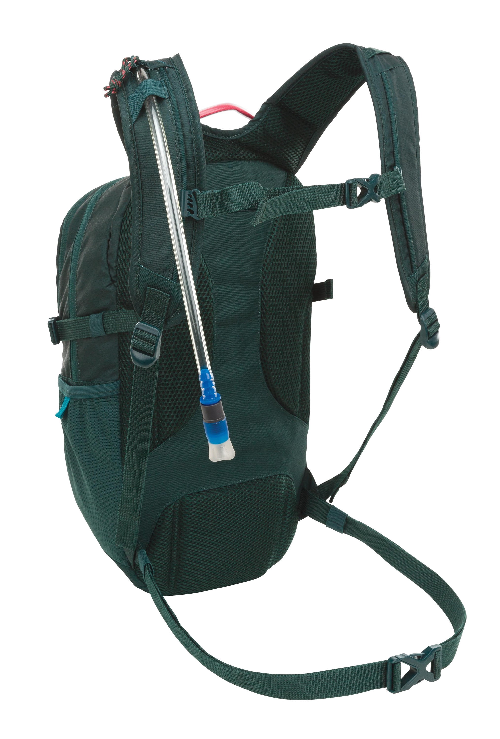 Outdoor Products 17 Ltr Deluxe Hydration Pack, with 2-Liter Reservoir, Green, Unisex, Lightweight