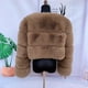 thumbnail image 2 of Chaqueta de piel sintética para mujer, abrigo corto y esponjoso de lujo, cálido, coa, invierno, 2022, 2 of 5