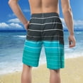 thumbnail image 5 of Mens Quick Dry Swimming Trunks Pockets Mesh Casual Swimsuits Beach Fashion Bathing Suits, 5 of 8