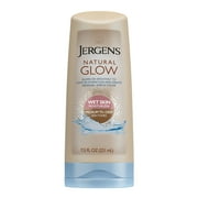 (5 pack) Jergens Natural Glow Wet Skin Moisturizer In-Shower Self Tanner Medium to Tan Skin, 7.5 fl oz