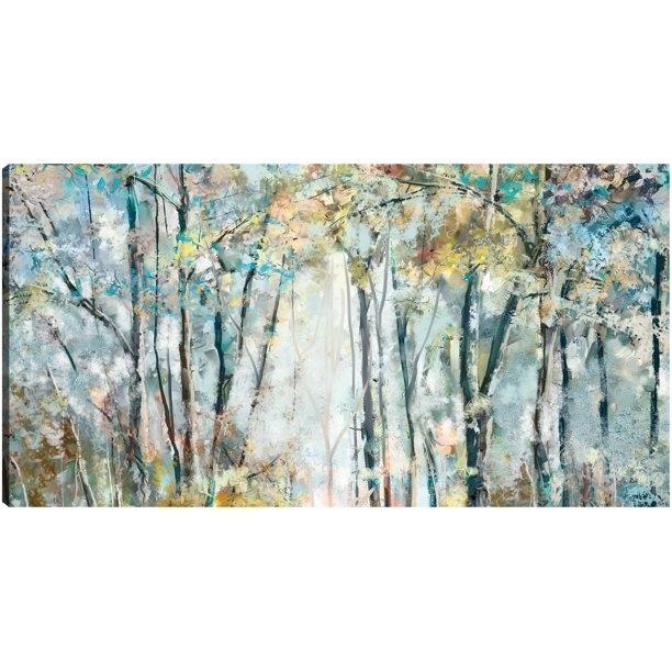 Cuadro Decorativo - Caleidoscopio Árboles VI Panel Jr Impresión en canvas, estrechado