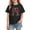 #0363-Black, variant on Kids Back to School Graphic Print Casual Short Sleeve Cotton Tee Breathable Summer Top for Boys Girls School Activity