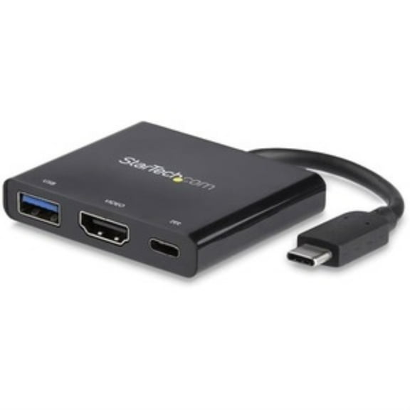 StarTech.com CDP2HDUACP USB-C to HDMI Adapter - 4K 30Hz - Thunderbolt 3 Compatible - with Power Delivery (USB PD) - USB C Adapter Converter