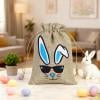 thumbnail image 1 of Cameland Easter Gift Bag Bunny Eggs Elementss Children's Easter Linen Drawstring Candy Bag, 1 of 1