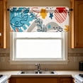 thumbnail image 4 of Kitchen Curtain Short Panels 2D Printed Window Curtains, Washable Polyester, Light Filtering Privacy, 1 Pair, 137 x 45 cm or 70 x 100 cm, 4 of 6