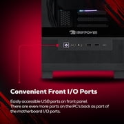 iBUYPOWER Element SE Gaming PC Desktop Computer AMD Ryzen 7 8700F CPU, AMD Radeon RX 7700 XT 12GB GPU, 32GB DDR5 5200MHz RAM, 1TB NVMe SSD, Windows 11 Home, Gamer Keyboard and Mouse - ESA7R77XT02