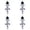 Grey 4PCS, variant on Squeaky Dog Toys Aggressive Chewers Dog Toys For Small Medium Large Dog