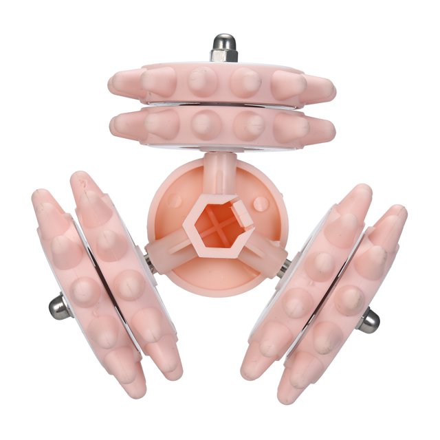 Masajeador Corporal Eléctrico 3D para Rostro y Cuerpo, Modelo MY-100 en Color Rosa, Verde y Gris, Voltaje de Entrada 110-240V, Incluye Cable de Alimentación y Manual de Usuario