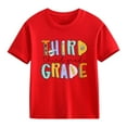 thumbnail image 4 of KAUOD Girls First Day of Second Grade Shirt Boys Back to School Clothes Kids Classic Short Sleeve Crewneck T-Shirt Tops, 4 of 7