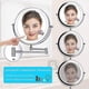 thumbnail image 5 of Wall Mount Makeup Mirror, 10x Magnifying Two Side Led Lighted Vanity M, 5 of 5