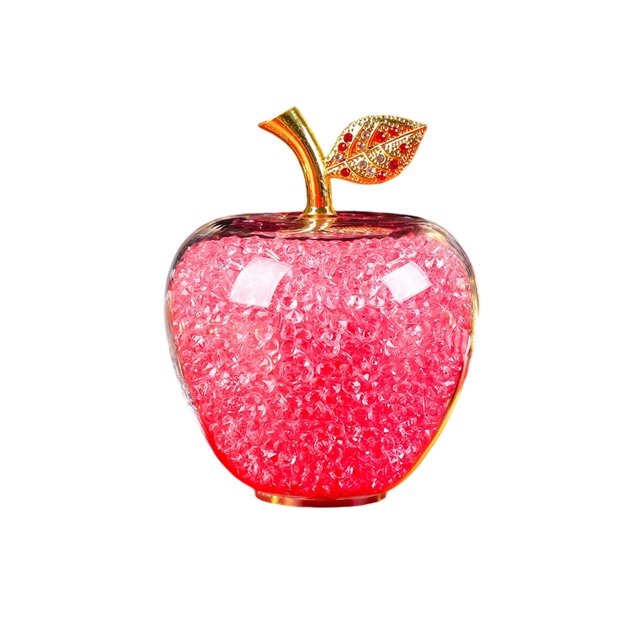 Regalo de Noche de Navidad Personalizado con Joyería de Manzana de Cristal para Amigos Masculinos Y Femeninos Joyería de Manzana Romántica de Noche de Navidad