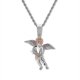 thumbnail image 1 of Collar con colgante de ángel de la guarda, collar de hip hop, 1 of 5