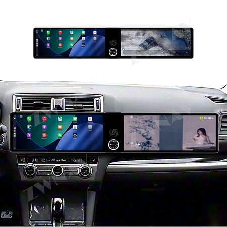 ZWNAV Dual 12.3 inch Screen Car Radio For Subaru LEGACY/OUTBACK 2011-2021 Android GPS Navigation Multimedia Video Player Stereo Receiver Head Unit