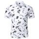 thumbnail image 2 of Camisa de patchwork de ocio YONGSHENG para hombre Manga corta con solapa XL, 2 of 5
