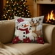 thumbnail image 1 of Seyotauo Pink Christmas Farmhouse Pillow Covers for Couch Sofa Bed,Cute Xmas Gnome Romantic Christmas Trees Pillow Cases Cushion Covers 18x18 Inch ,Winter Cute Snowman Square Cushion Cases, 1 of 7