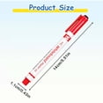 thumbnail image 3 of Red Dry Erase Marker with Eraser Cap, 0.5mm Fine Tip Whiteboard Pen - Smooth Writing for Teachers clǎssroom, Black, 3 of 9
