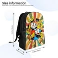 thumbnail image 4 of Cuphead Mugman Backpack Lightweight Unisex Basic Daypack Bookbag Laptop Satchel Rucksack For Travel School Office Daily, 4 of 8