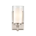 thumbnail image 4 of Millennium Lighting  Huderson 1 Light Wall Sconce in Multiple Finishes Brushed Nickel Nickel Brushed, 4 of 5