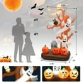 thumbnail image 2 of Gymax 8'  Inflatable Halloween Dead Tree Blow Up Ghost w/Built-in LED Lights, 2 of 10
