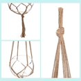 thumbnail image 6 of 1PC Creative Woven Garden Flowerpot Net Cotton Hemp Rope Hand-Woven Simple Indoor And Outdoor Hanging Wall, 6 of 9