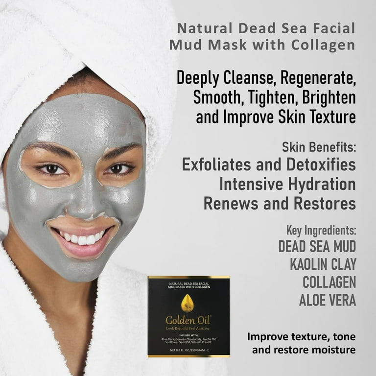  MAJESTIC PURE Bentonite Clay - Indian Healing Clay - Deep Pore  Cleansing Mask - Clay Mask for Face, Hair, Acne, Detoxify and Skin Care -  Sodium Bentonite Powder - Facial