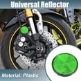 thumbnail image 2 of Unique Bargains 8 Pcs Round Rear Reflectors Screw on Safety Spoke Reflective Gate Posts Reflector for Motorcycle Green, 2 of 6