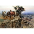 thumbnail image 2 of Russell, Charles Marion 14x11 Black Modern Framed Museum Art Print Titled - Innocent Allies, 2 of 4