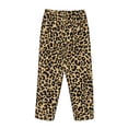 thumbnail image 3 of Lsque Leopard Print Print Women's Pajama Pants, Lounge Pant - Comfortable Home Wear,Elastic Waistband, Stylish Design-Small, 3 of 9