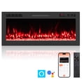 thumbnail image 1 of Costway 42" Smart WiFi Electric Fireplace Work with Alexa & Google Assistant & Recessed, 1 of 10