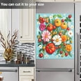 thumbnail image 3 of Yayeee Magnetic Dishwasher Cover for The Front Decoration Home Kitchen Machine Sticker Protector, Pink Floral Tomatoes, 3 of 6