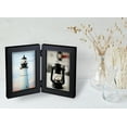 Mainstays Matte Black 4x6 Two Opening Tabletop Picture Frame Collage