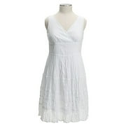 Women's Plus Crinkle Cotton Dress