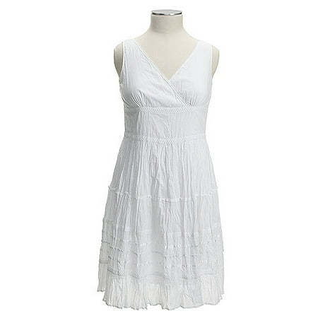 Women's Plus Crinkle Cotton Dress