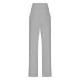 thumbnail image 6 of Wovix Women Wide Leg Sweatpants High Waisted Baggy Sweat Active Striped Track Casual Loose Pants with Pockets, 6 of 6