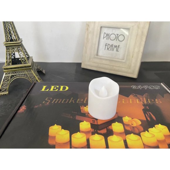 Electronic Candle LED Small Night Light Wave Mouth Swaying Simulation Candle