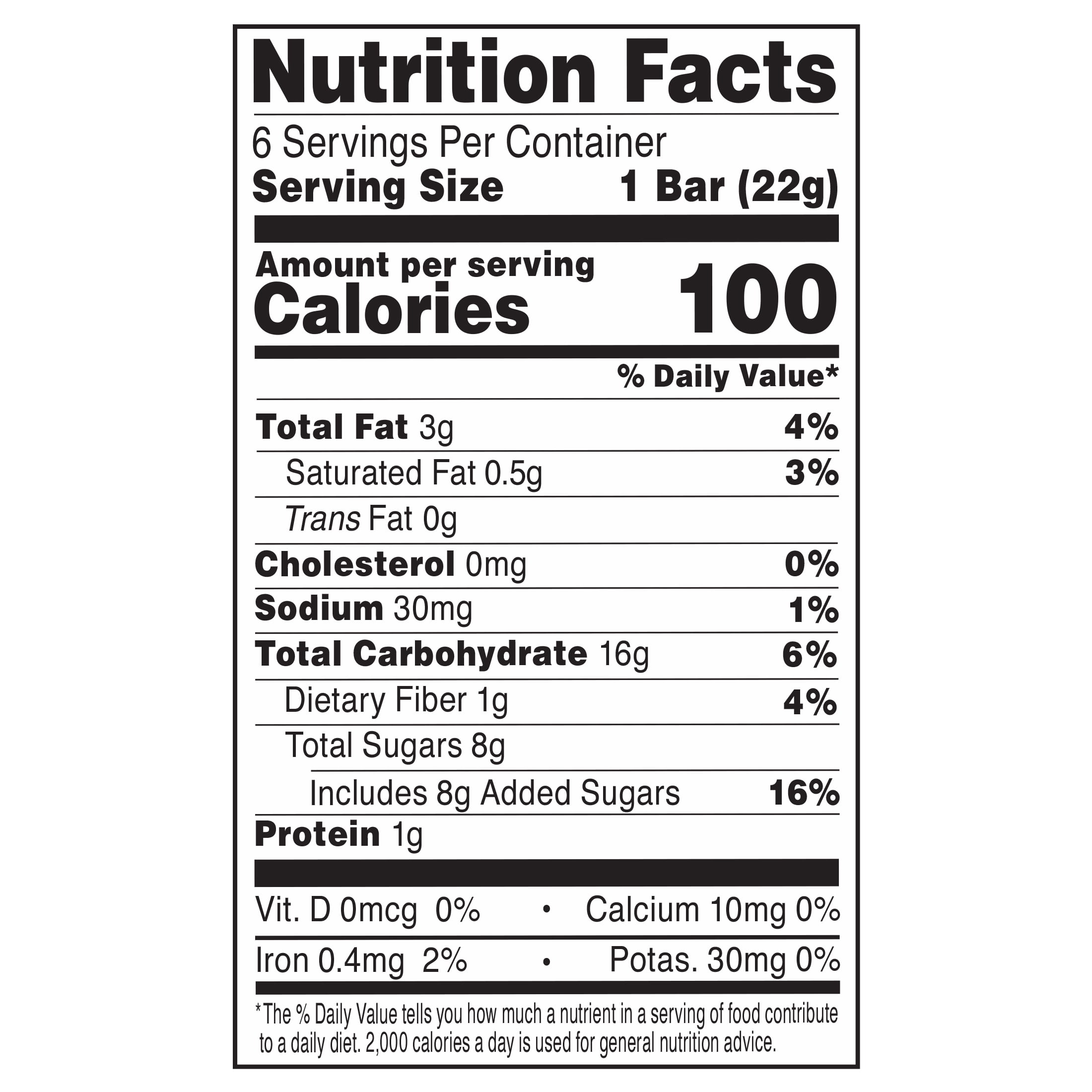 Blake’s Seed Based Crispy Treats — Chocolate Chip 6ct, Top 9 Allergen Free