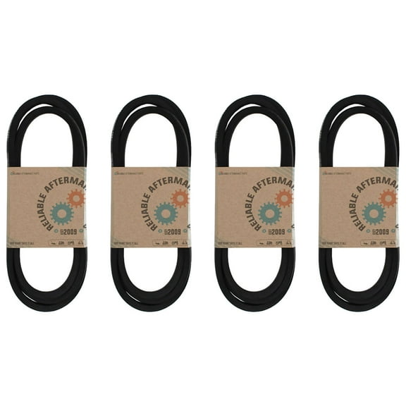 RAParts 527976 New 5/8" x 102" Set of 4 Cutter Drive Belts Fits Massey Ferguson 1308 1328 HTD8 1006 1007