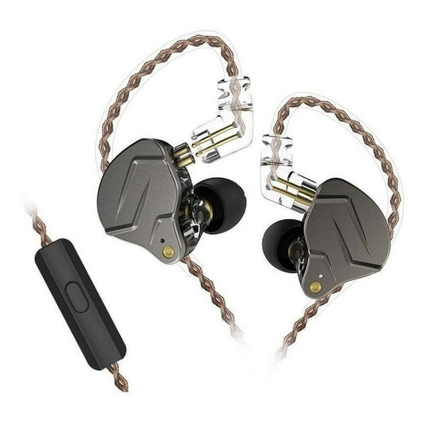 Audífonos BINDEN ZSN PRO HiFi Micrófono Dual Drivers negro