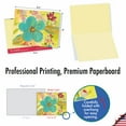 thumbnail image 2 of 10 All Occasion Blank Note Cards Assorted (4 x 5.12 Inch) - SUMMER FLOWERS M3741OCB-B1x10, 2 of 6