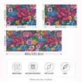 thumbnail image 2 of Yayeee Pillowcase Standard Size Set of 2 Satin Wrinkle Resistant Envelope Pillow Case, Charming Floral Pattern, 2 of 8