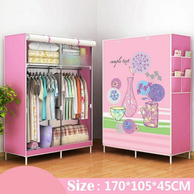 Choco closet◎　0724 Portable Closet Wardrobe, Wardrobe Closet Organizer With Non