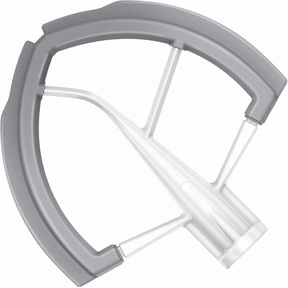 Beater Accessories and Attachments for 6 Quart Bowl-Lift Stand Mixer, Pastry Paddle Attachment , Dishwasher Safe, White