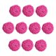 thumbnail image 2 of Decorativos De De Mimbre De Ratán 10pcs Para Accesorios De Adornos Para Del Partido Rosado perfecl Bolas de mimbre de ratán, 2 of 5