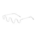 thumbnail image 2 of Milaget Monture de Semi-Lunettes Demi Sans Lentille Femme Lisant Lunettes en Métal, 2 of 8