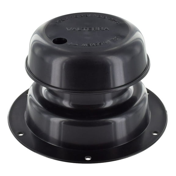 Valterra A10-3389BKVP Universal Plumbing Vent Kit with Putty Screws - Black (Carded)